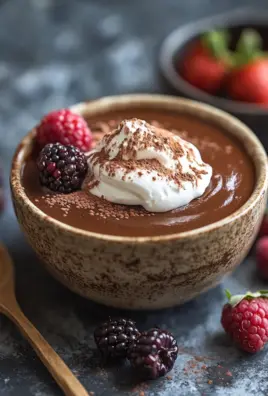 Cremiger Schokoladenpuddingbrei