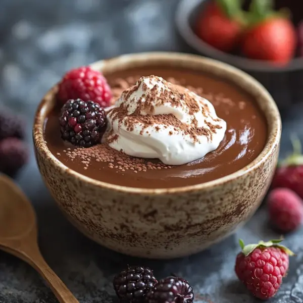 Cremiger Schokoladenpuddingbrei