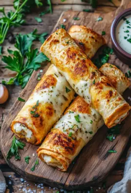 Crispy Cheesy Garlic Chicken Wraps 24 Crispy Cheesy Garlic Chicken Wraps