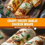 Crispy Cheesy Garlic Chicken Wraps 18 Pinterest Hidden Image