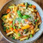 Ein-Topf-Kritharaki mit Gem&uuml;se und Parmesan