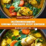 Entzündungshemmende Kurkuma-Hühnersuppe Rezept genießen! 21 Pinterest Hidden Image