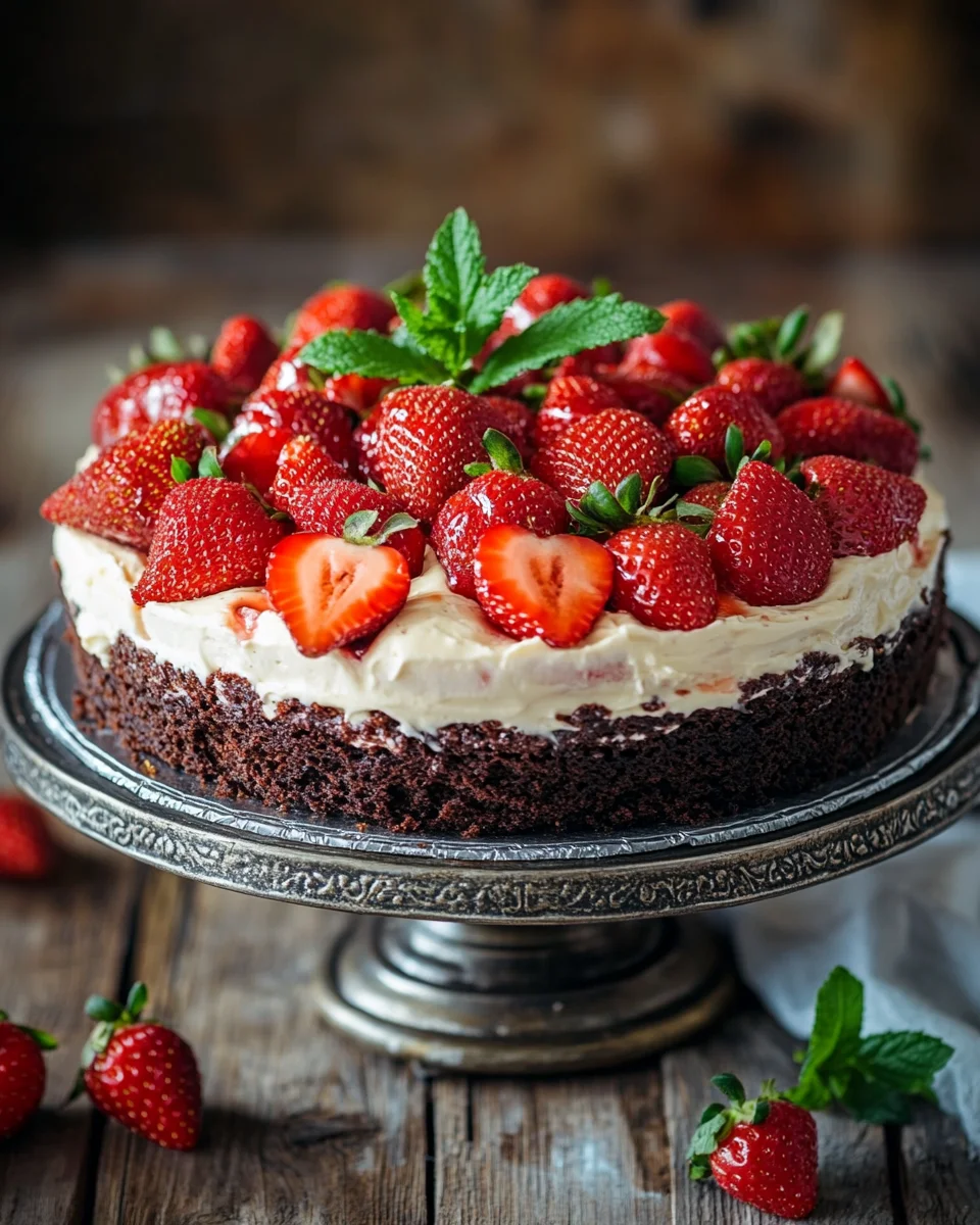 Erdbeerkuchen mit Mascarpone 27 Erdbeerkuchen mit Mascarpone