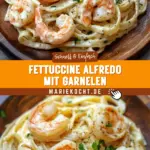 Fettuccine Alfredo mit Garnelen 19 Pinterest Hidden Image