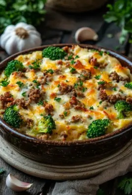 Fitness Auflauf mit Brokkoli und Hackfleisch 20 Fitness Auflauf mit Brokkoli und Hackfleisch