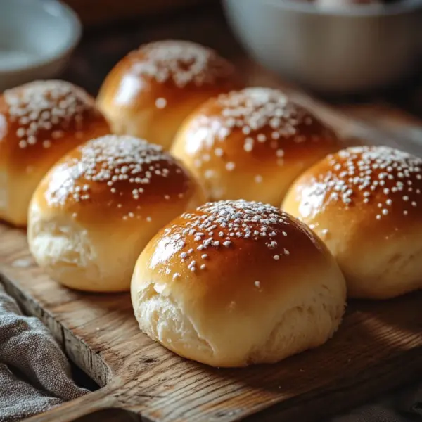 Fluffige Milchbrötchen