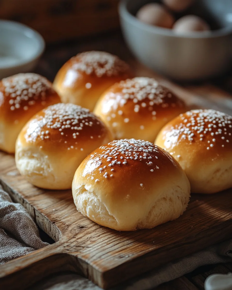 Fluffige Milchbrötchen