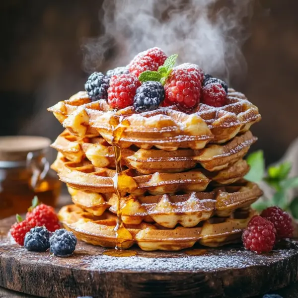 Fluffige Waffeln