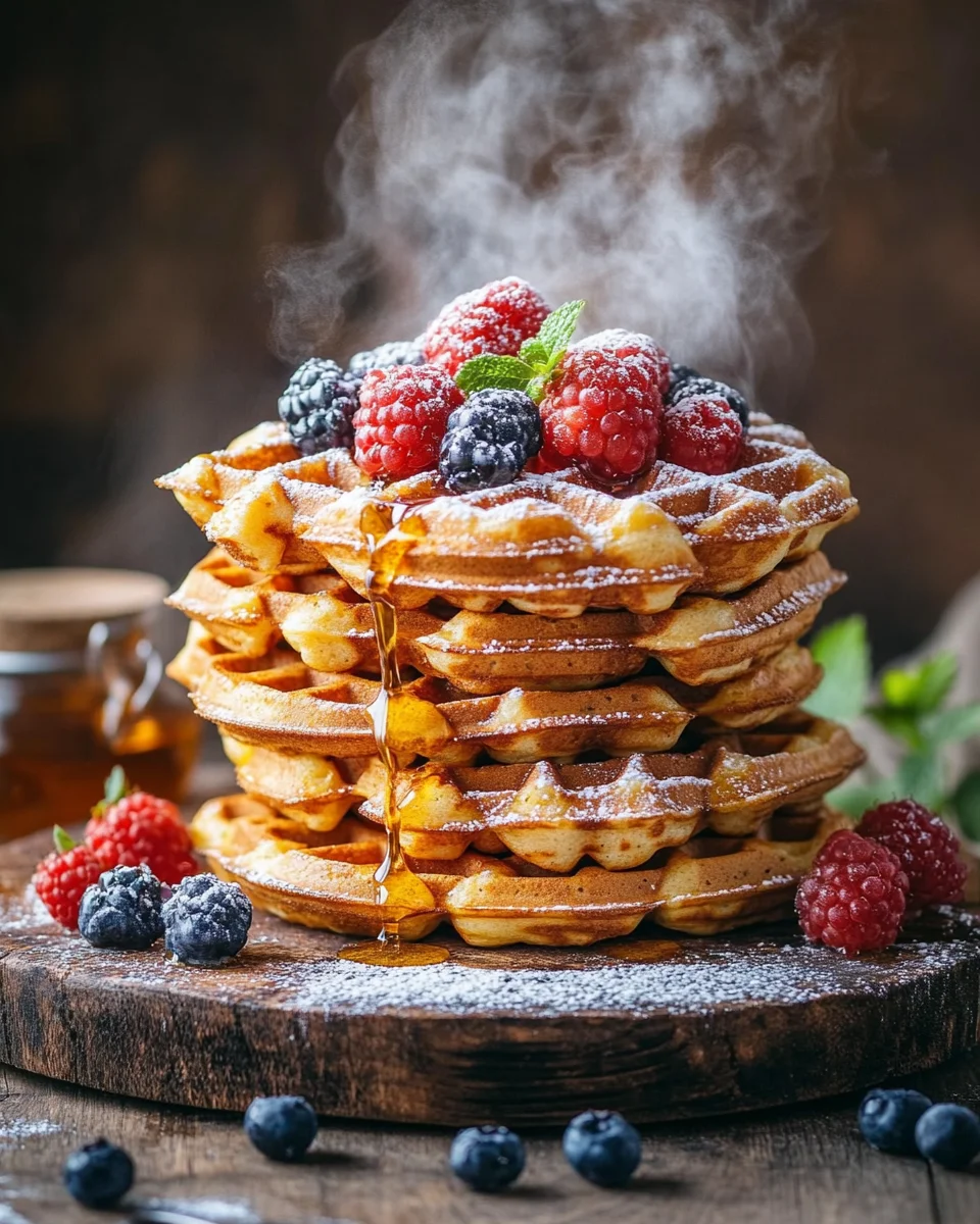 Fluffige Waffeln