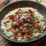 Franz&ouml;sisches Zwiebel und Speck Risotto