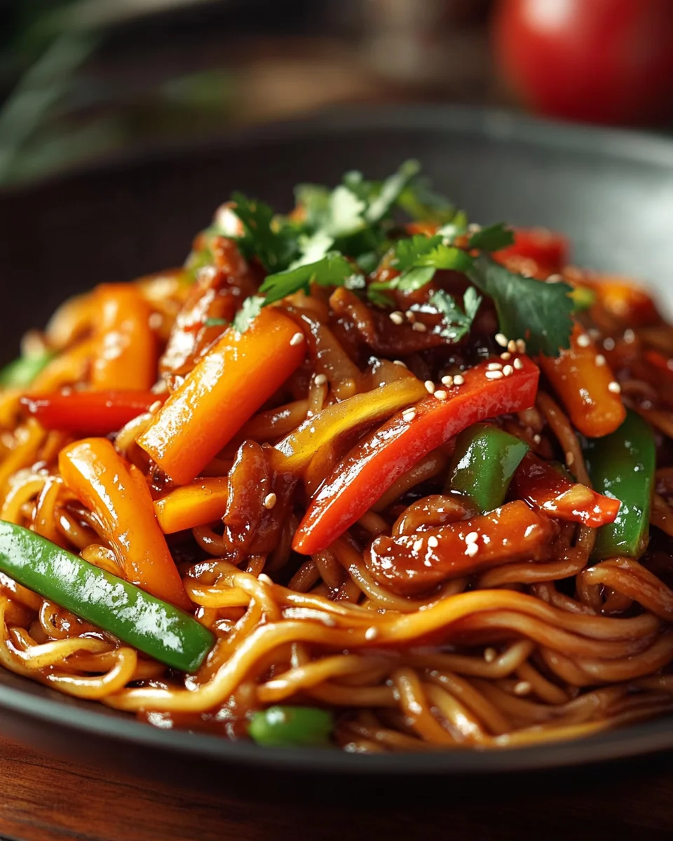 Gebratene Asia Nudeln 21 Gebratene