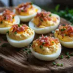 Gef&uuml;llte Eier (ohne Mayonnaise)