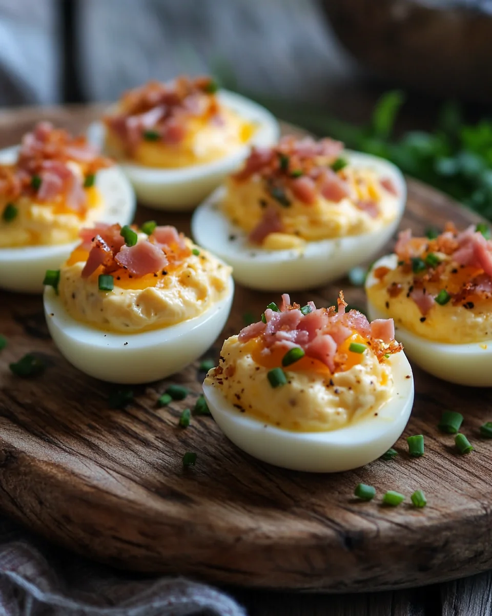 Gefüllte Eier (ohne Mayonnaise)