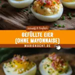 Gefüllte Eier (ohne Mayonnaise) 16 Pinterest Hidden Image