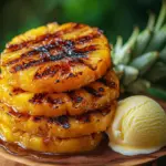Gegrillte Ananas mit Honig & Zimt