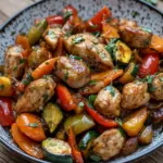Gem&uuml;sepfanne mit H&auml;hnchen