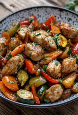 Gemüsepfanne mit Hähnchen 23 Gemüsepfanne mit Hähnchen