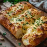 K&auml;se-Knoblauchbrot zum Aufbacken