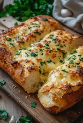 Käse-Knoblauchbrot zum Aufbacken