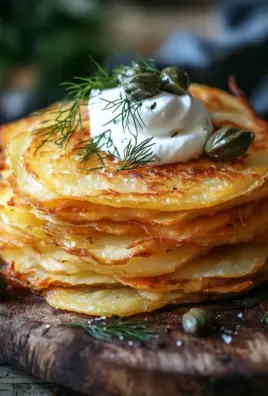 Knusprige Kartoffelgalette mit Räucherlachs und Crème Fraîche 21 Knusprige Kartoffelgalette mit Räucherlachs und Crème Fraîche