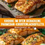 Krosse im Ofen gebackene Parmesan-Krustenlachsfilets 17 Pinterest Hidden Image