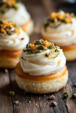 Lockere Pistazien-Heferollen mit Orangen-Frischkäse-Frosting 30 Lockere Pistazien-Heferollen mit Orangen-Frischkäse-Frosting