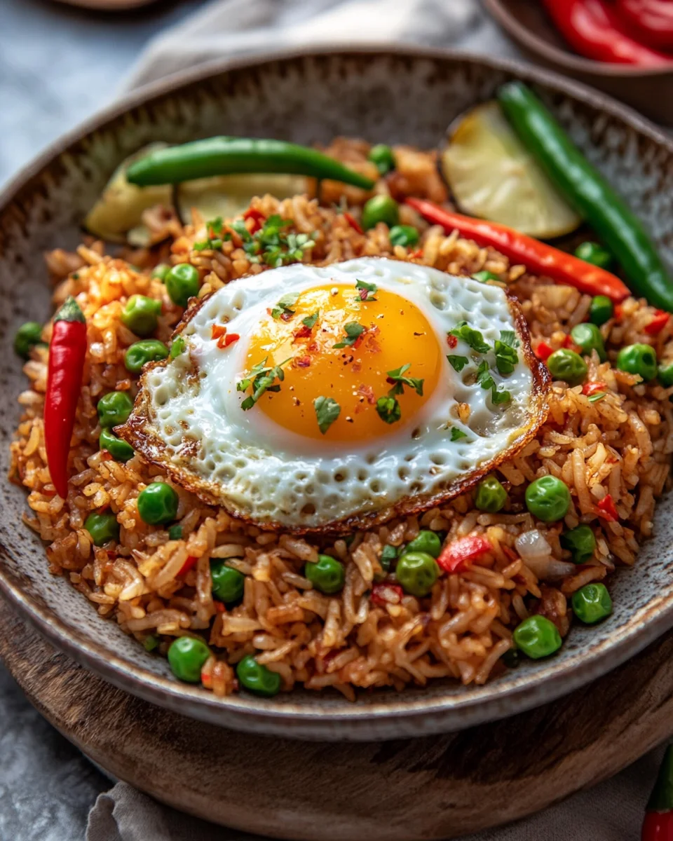 Nasi Goreng &ndash; Indonesischer Gebratener Reis