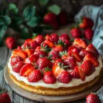 Omas Erdbeerkuchen mit Pudding