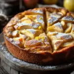 Omas versunkener Apfelkuchen
