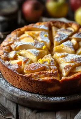 Omas versunkener Apfelkuchen