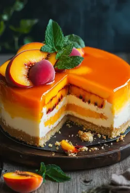 Pfirsich Maracuja Torte ohne Backen