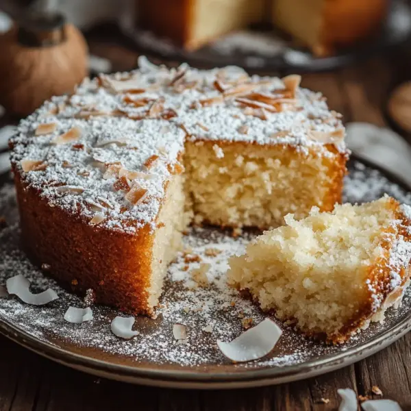 Saftiger Kokosnusskuchen