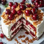 Spekulatius Kirsch Sahnetorte