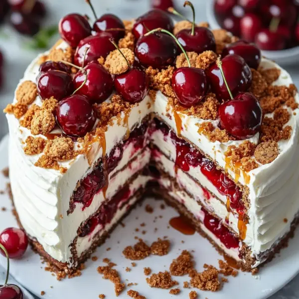 Spekulatius Kirsch Sahnetorte