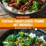 Teriyaki-Hackfleisch-Pfanne mit Brokkoli 18 Pinterest Hidden Image