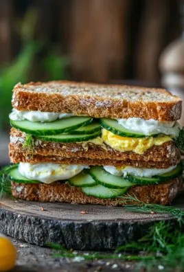 Thunfisch Sandwich mit Ei und Gurke 24 Thunfisch Sandwich mit Ei und Gurke