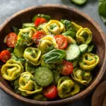 Tortellini-Salat mit Pesto