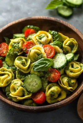 Tortellini-Salat mit Pesto