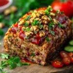Veganer Braten mit Bohnen